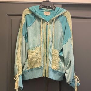 Women's Blue and Yellow Jacket